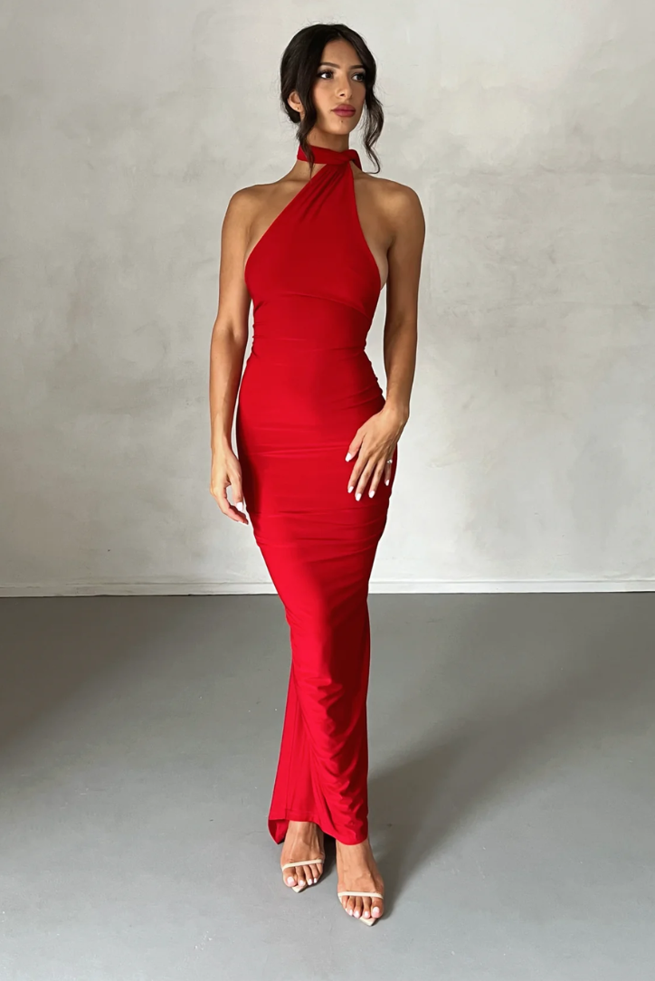 Aphrodite Maxi- Red