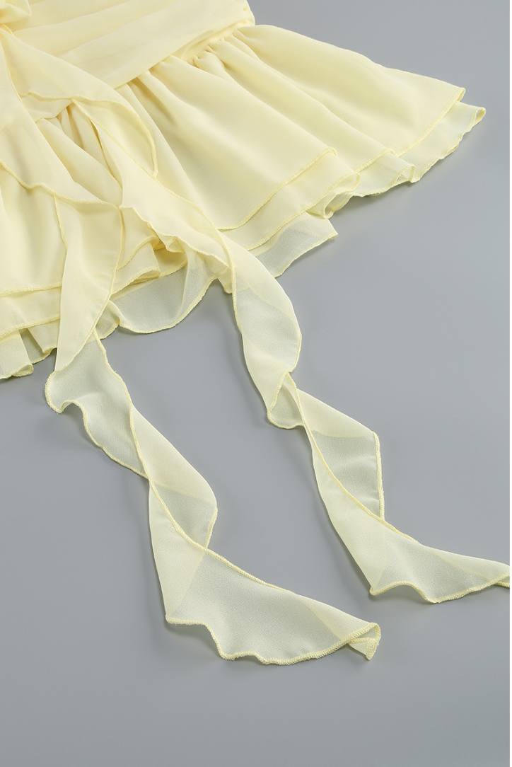 Cheyenne Ruffle Mini- Yellow