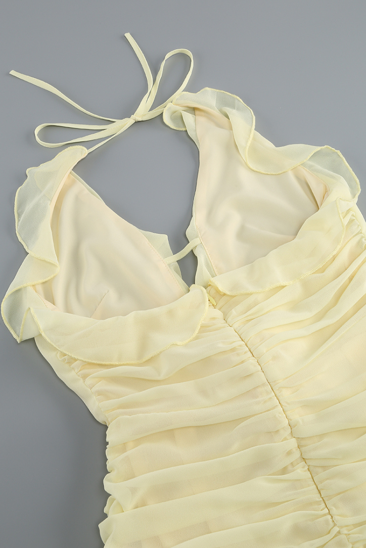 Cheyenne Ruffle Mini- Yellow