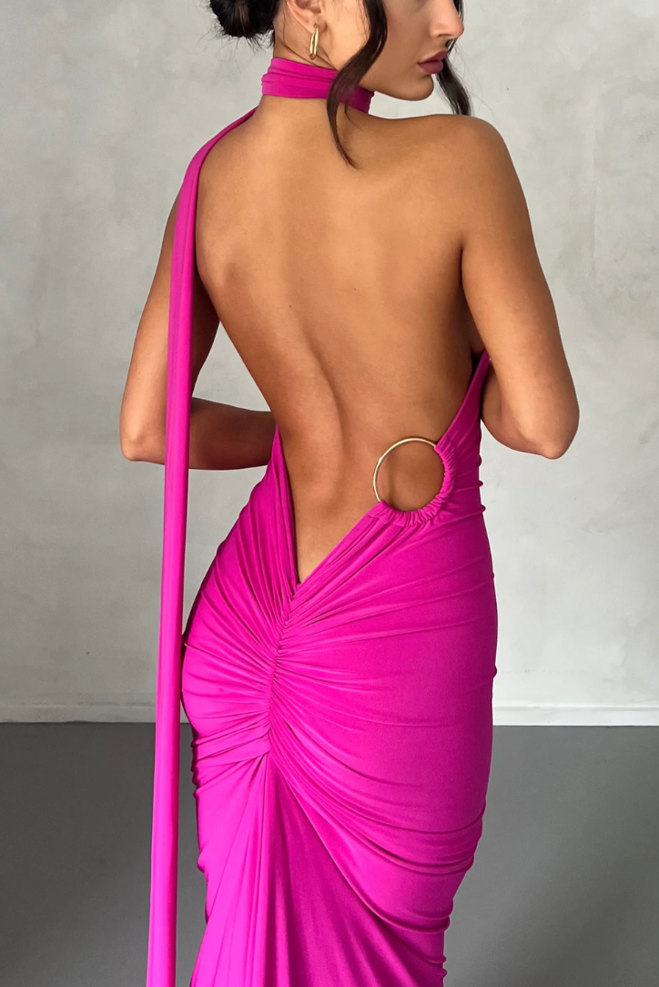 Aphrodite Maxi- Fuschia