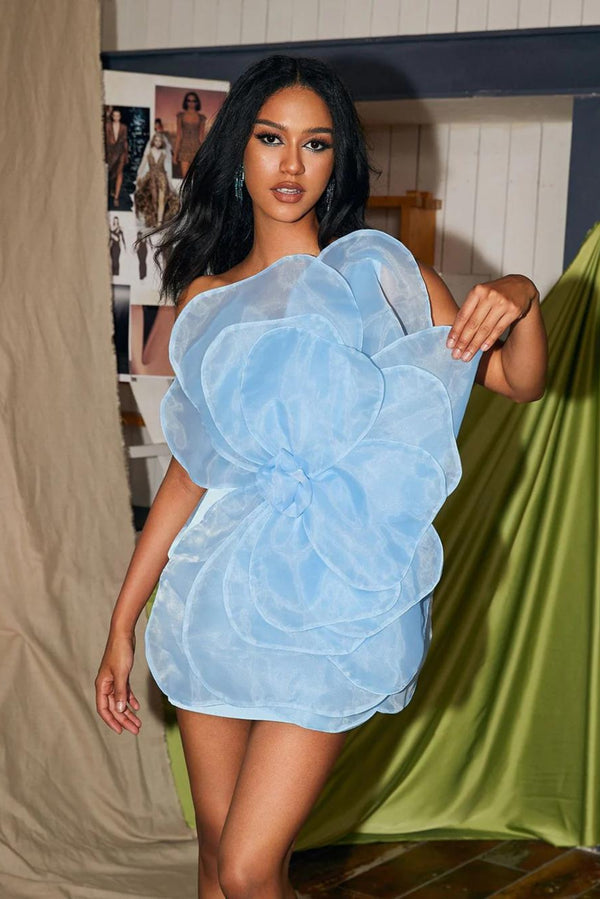 Cara Flower Mini Blue