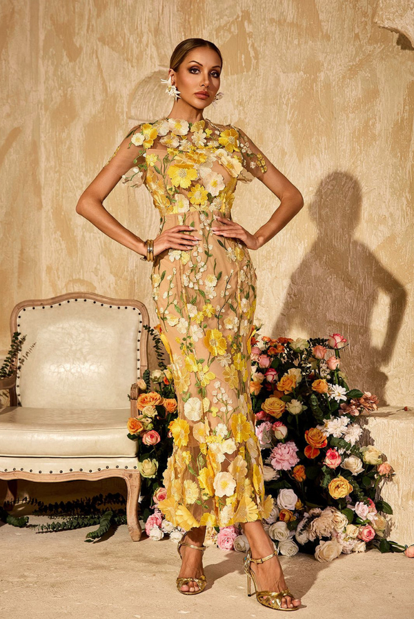 Cientta Flower Midi