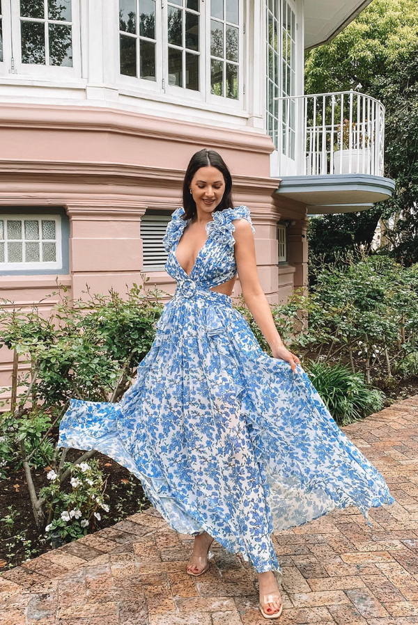 Clarabelle Maxi- Blue