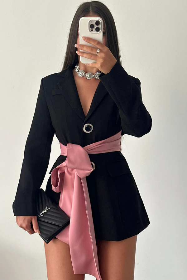 Madison Bow Blazer