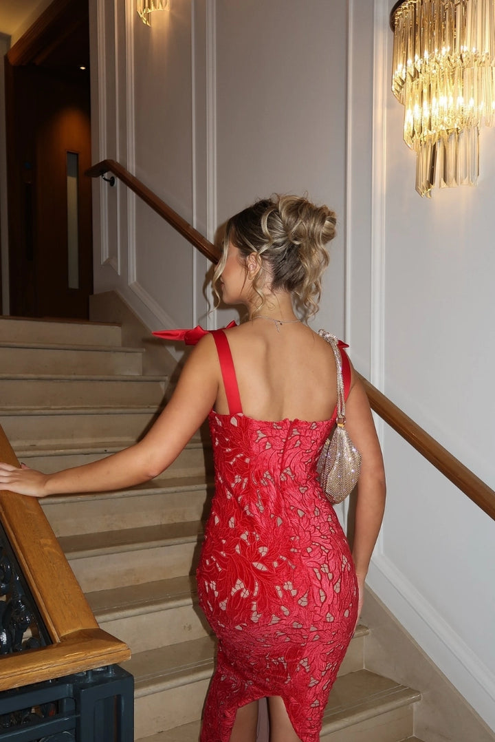 Regena Maxi- Red - Angel Lane Clothing