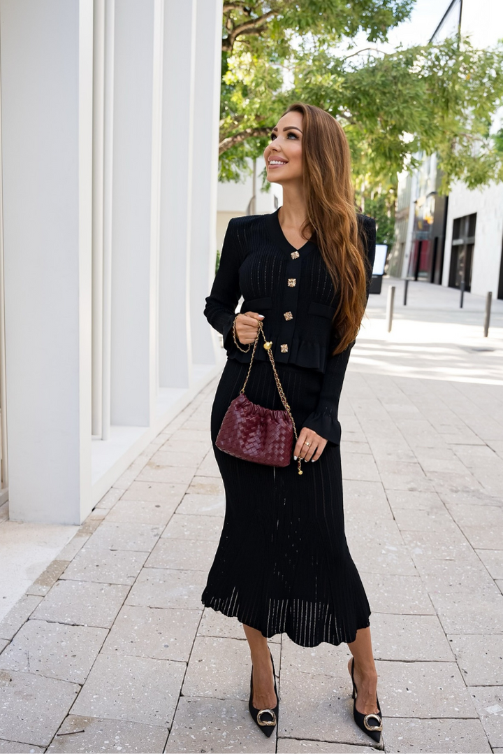 Viola Set- Black - Angel Lane Clothing