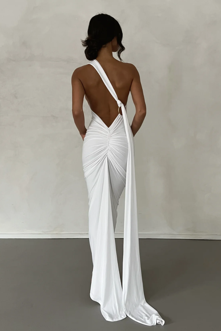 Aphrodite Maxi- White