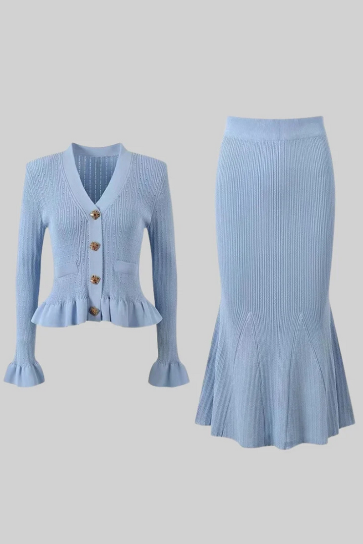 Viola Set- Blue - Angel Lane Clothing