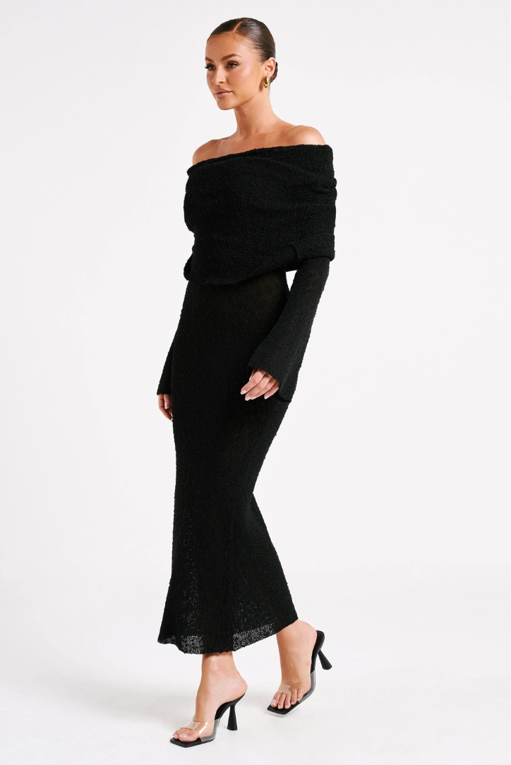 Layell Boucle Maxi- Black