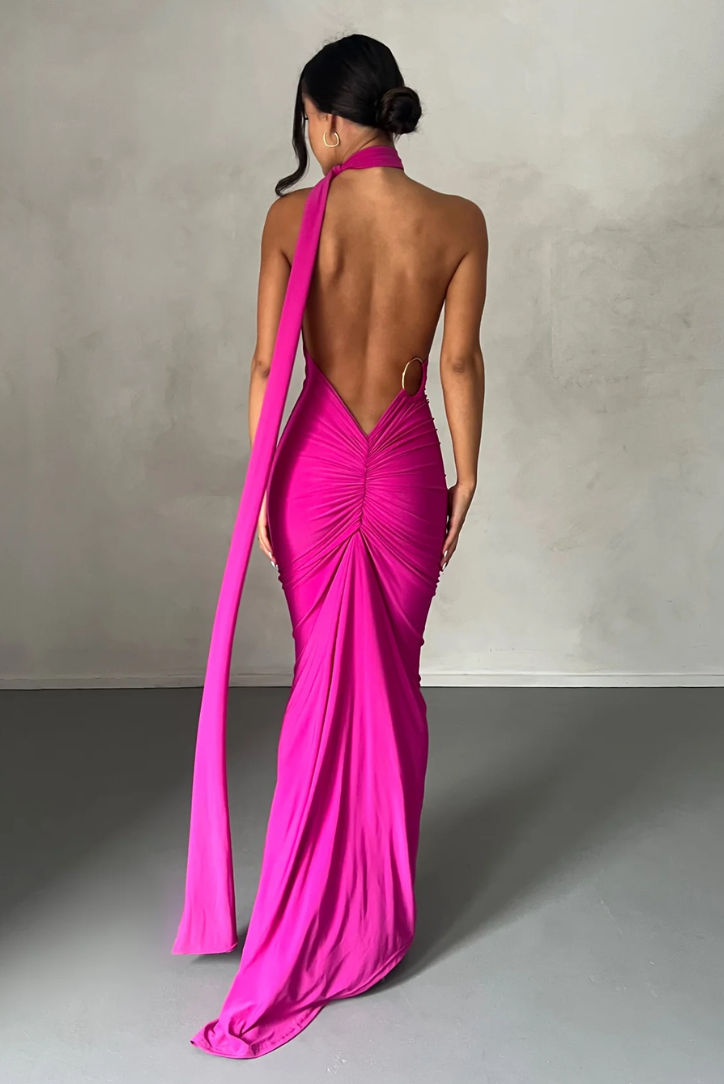 Aphrodite Maxi- Fuschia