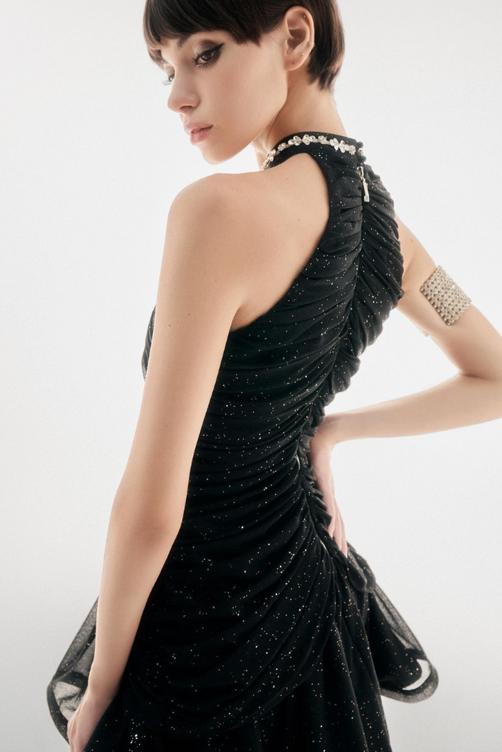 Della Sparkle Mini- Black - Angel Lane Clothing