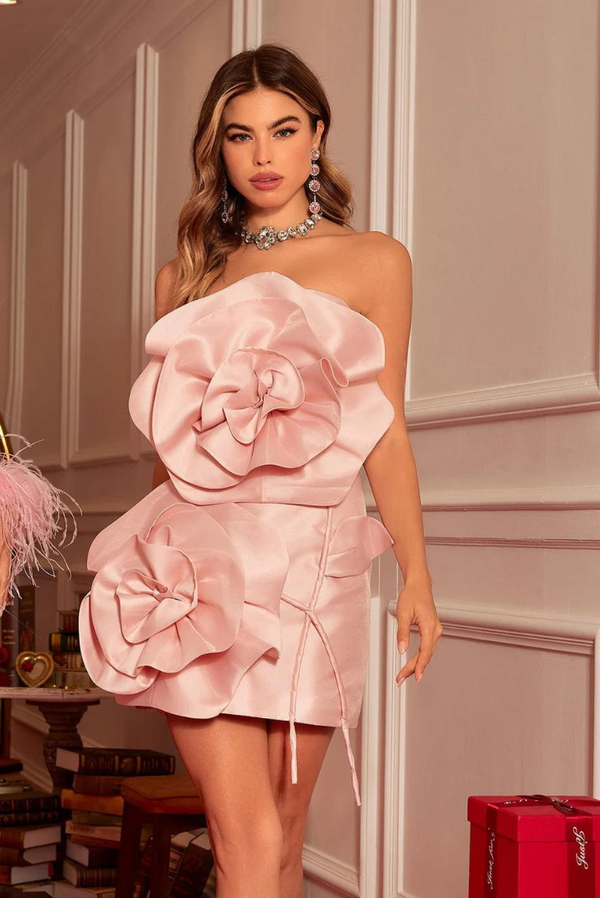 Cari Floral Mini- Blush