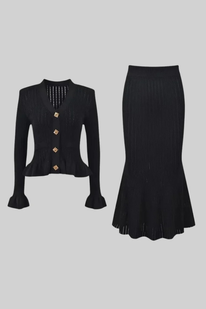 Viola Set- Black - Angel Lane Clothing