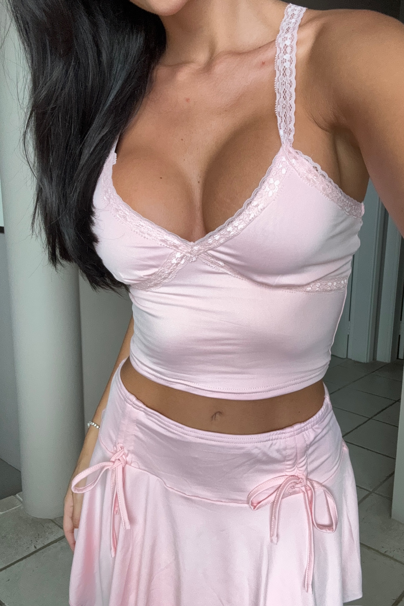 Cherie Top- Pink