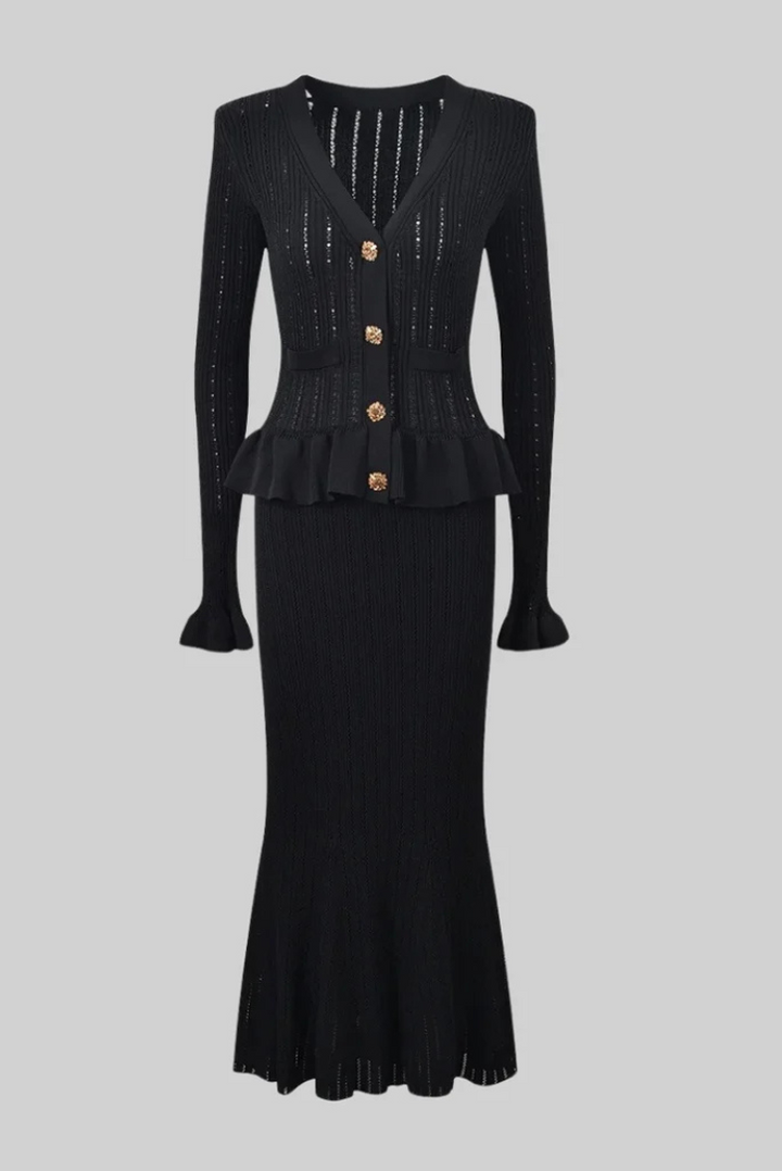 Viola Set- Black - Angel Lane Clothing