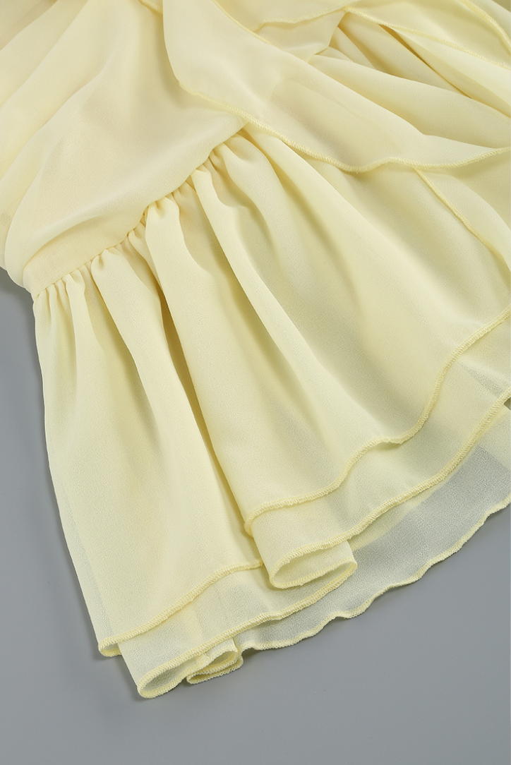 Cheyenne Ruffle Mini- Yellow