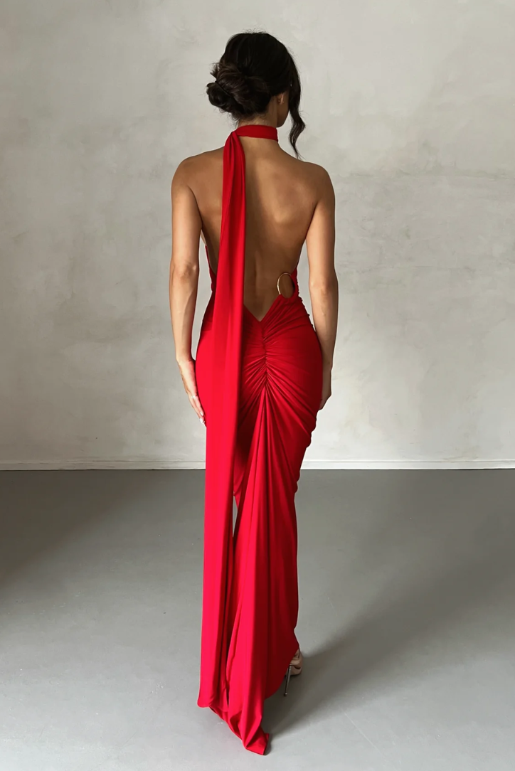 Aphrodite Maxi- Red