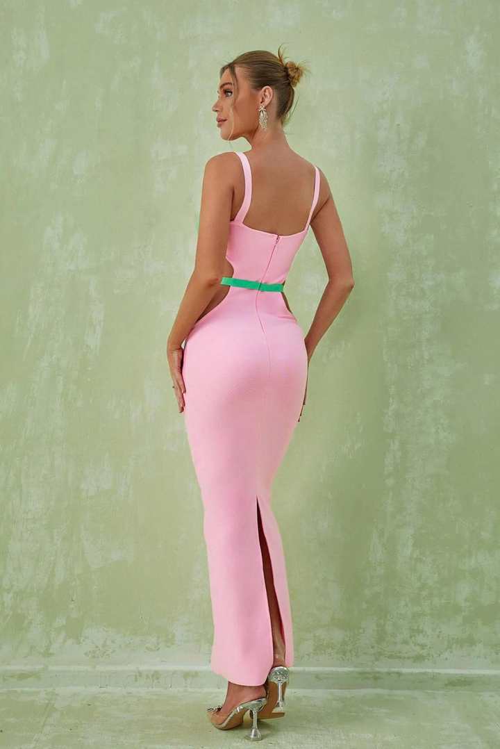 Lillian Heart Maxi- Pink - Angel Lane Clothing