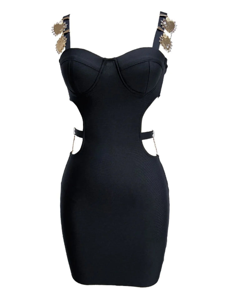 Lillian Heart Mini- Black - Angel Lane Clothing