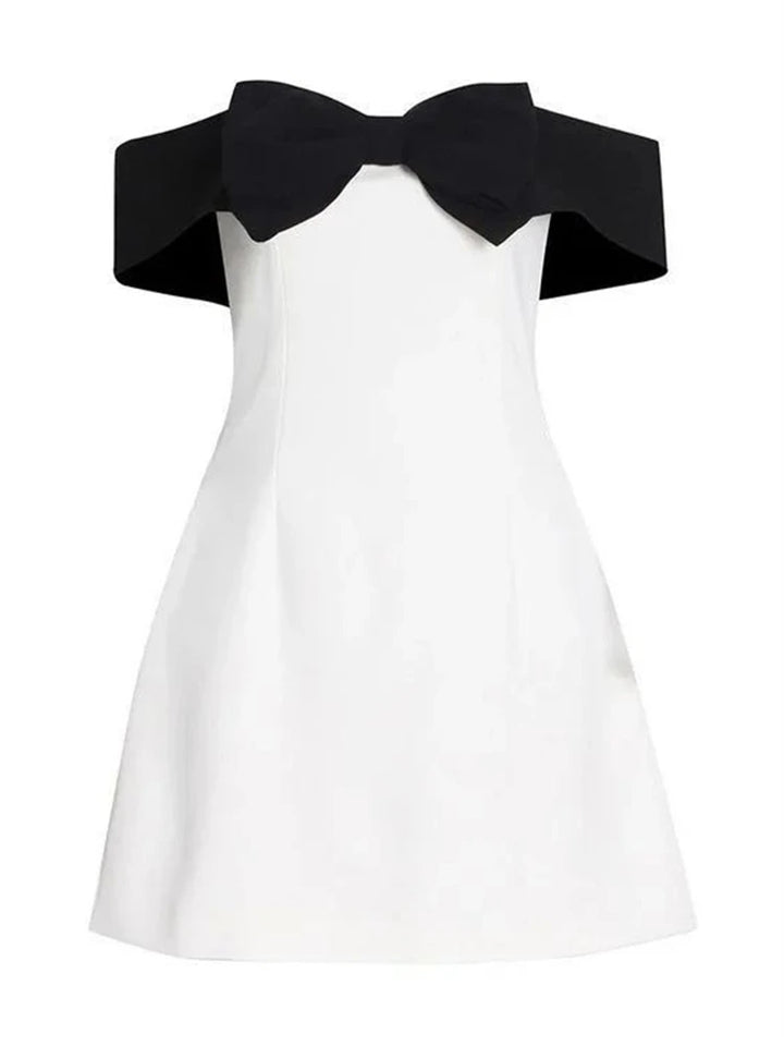Valentina Mini Bow Dress - Angel Lane Clothing
