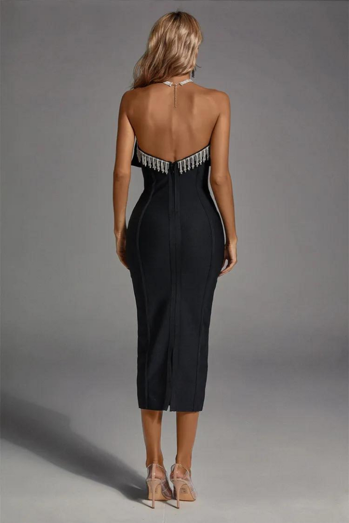 Angeline Rhinestone Midi - Angel Lane Clothing
