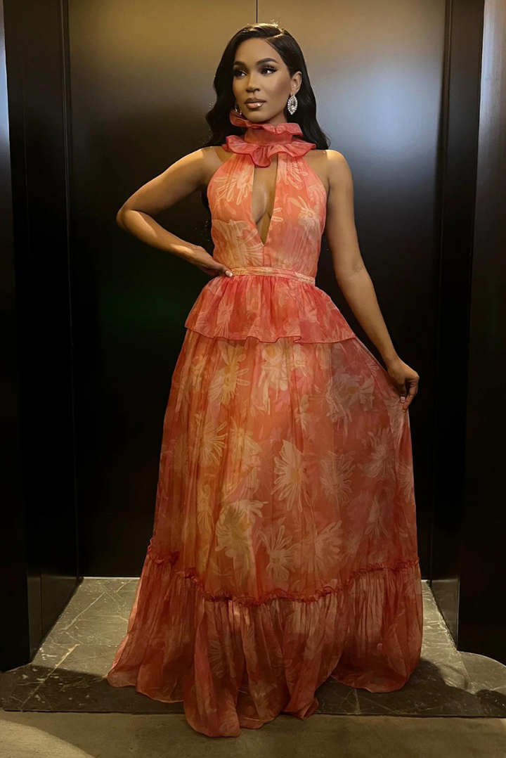 Anya Halterneck Maxi - Angel Lane Clothing
