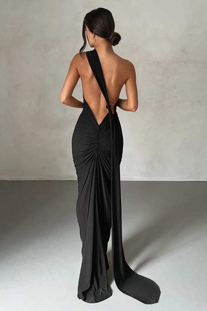 Aphrodite Maxi- Black - Angel Lane Clothing