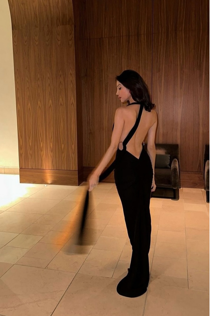 Aphrodite Maxi- Black - Angel Lane Clothing