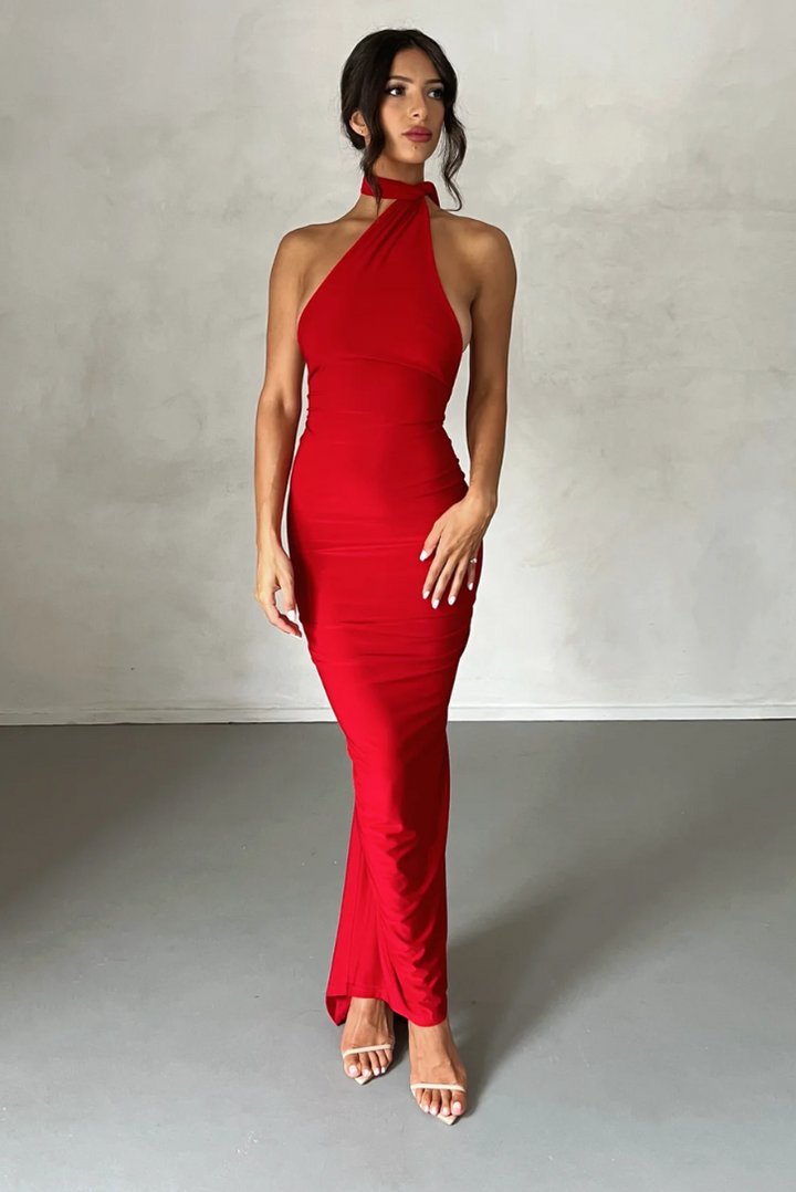 Aphrodite Maxi- Red - Angel Lane Clothing