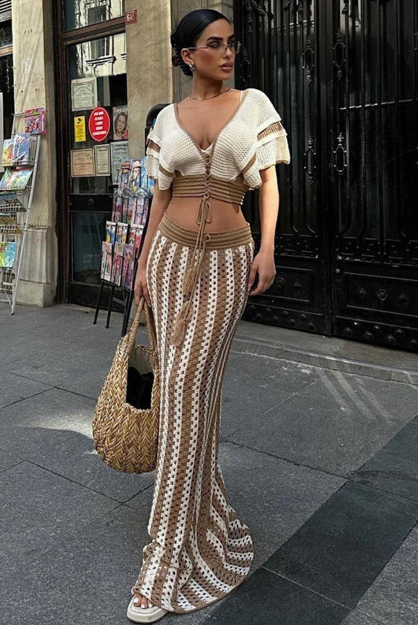 Arika Set- Caramel - Angel Lane Clothing