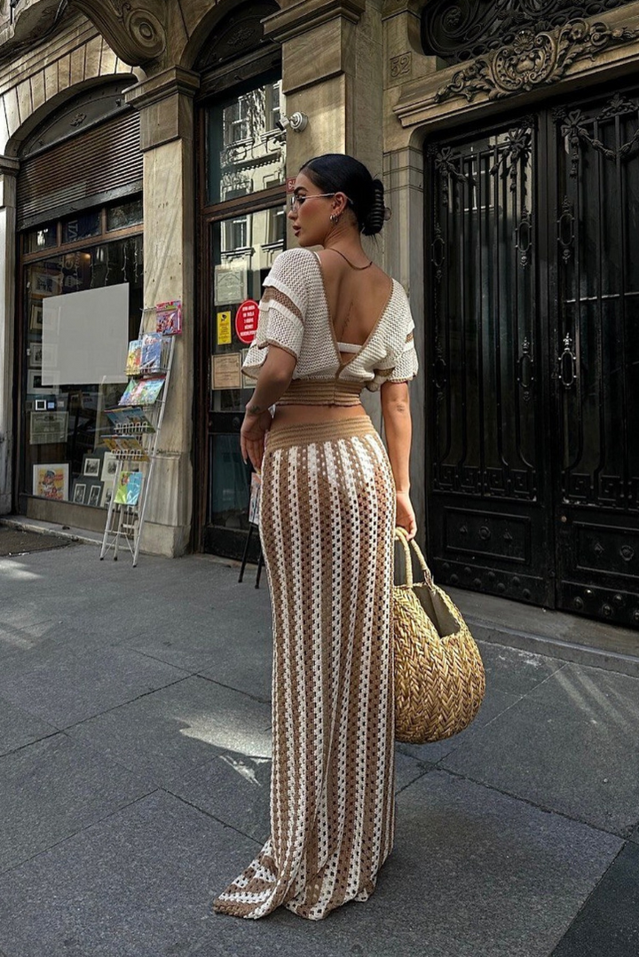 Arika Set- Caramel - Angel Lane Clothing
