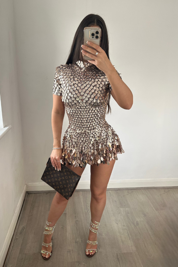 Athena Mini- Champagne - Angel Lane Clothing