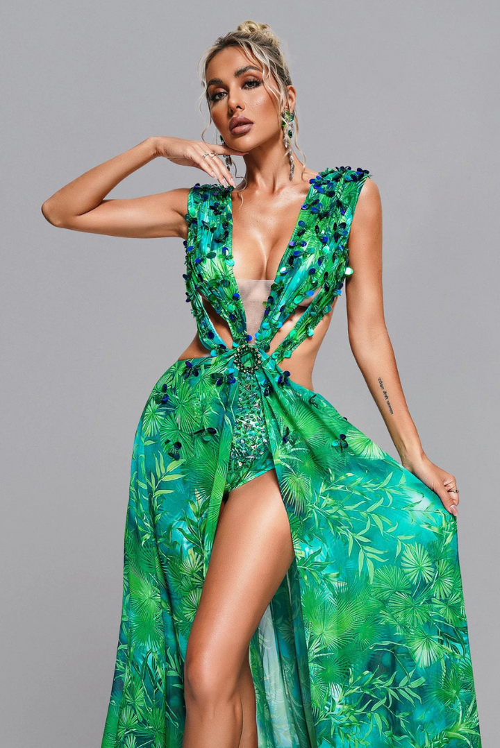 Aura Rhinestone Maxi - Angel Lane Clothing