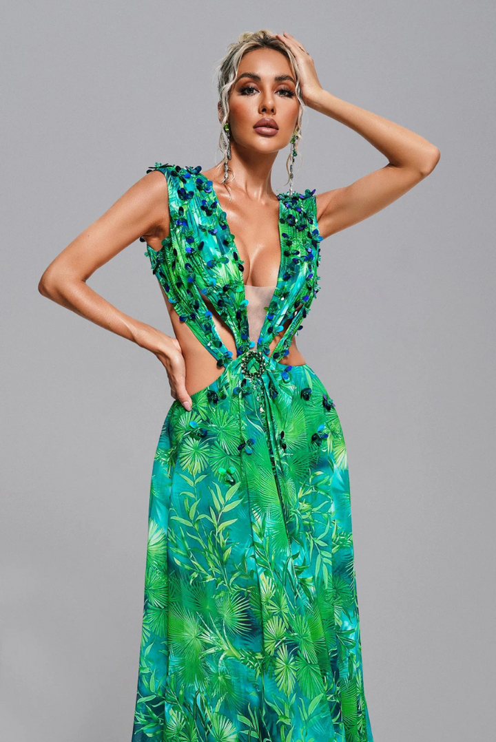 Aura Rhinestone Maxi - Angel Lane Clothing