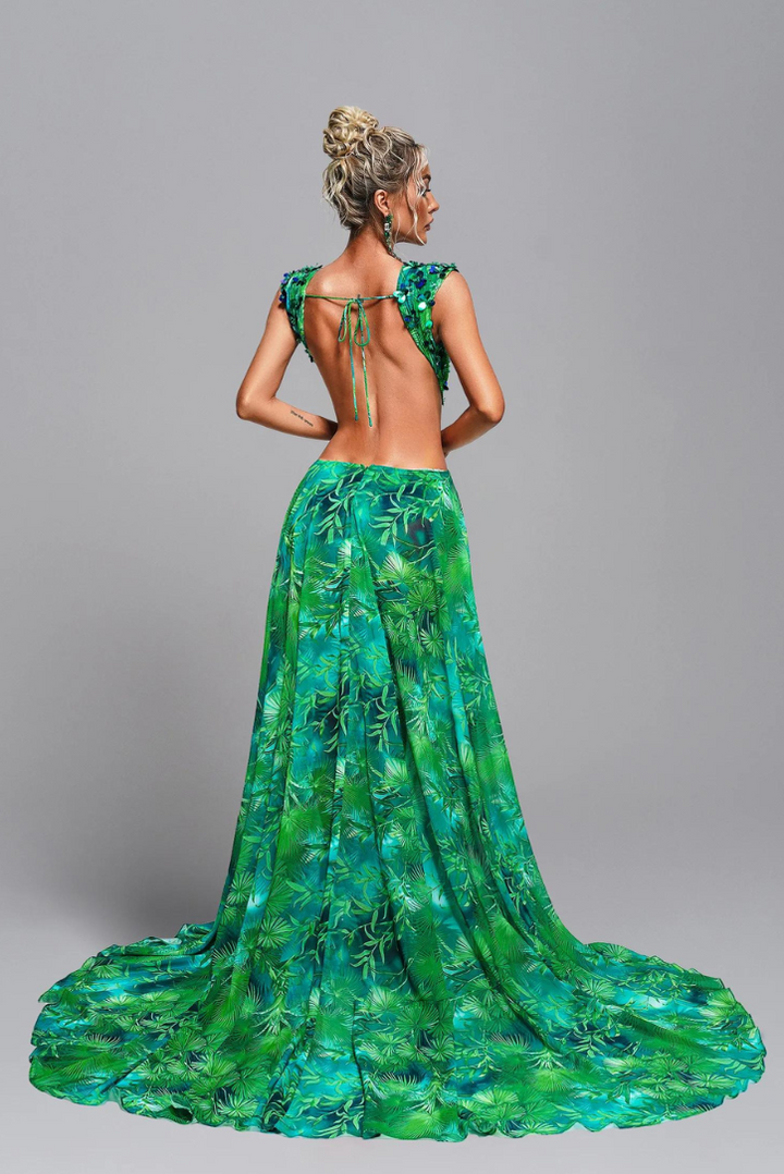 Aura Rhinestone Maxi - Angel Lane Clothing