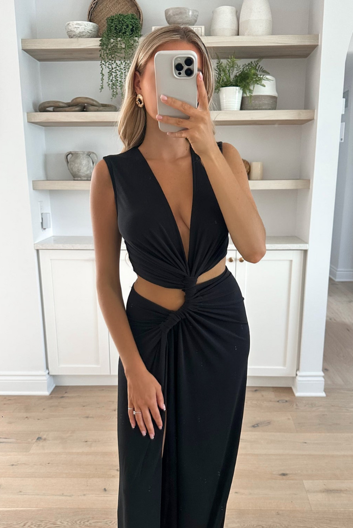 Bailey Loop Maxi- Black - Angel Lane Clothing