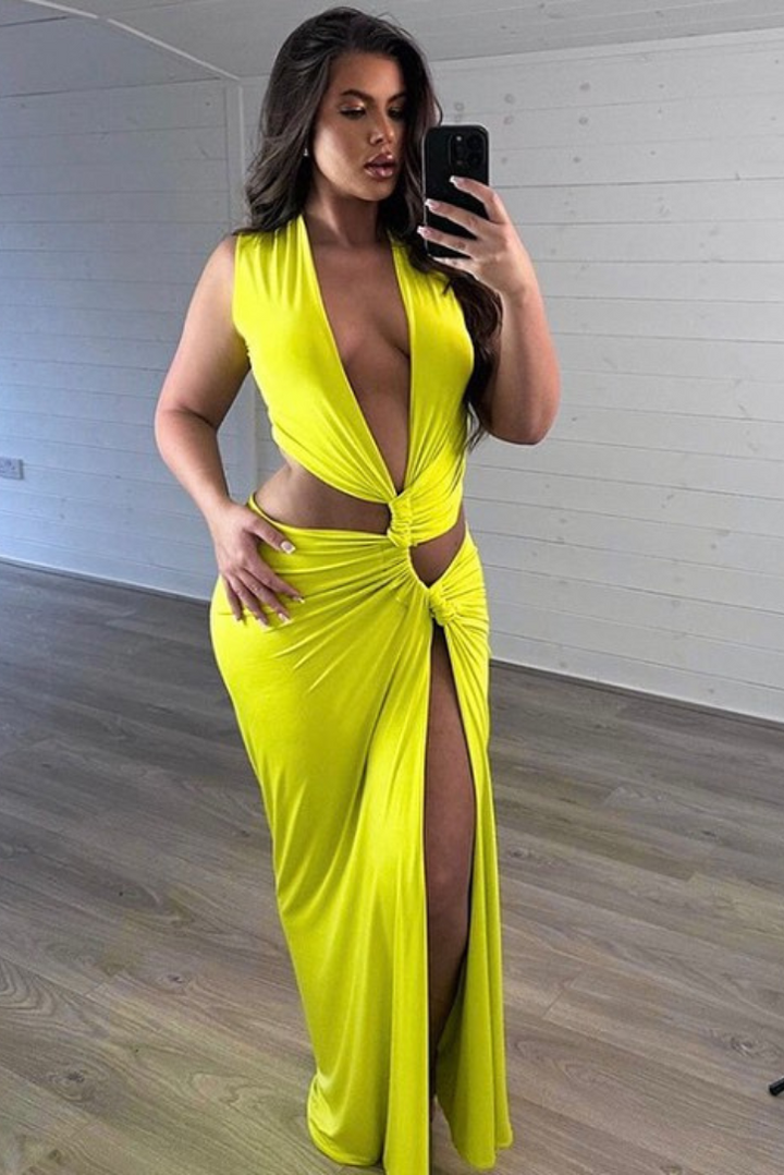 Bailey Loop Maxi- Lime - Angel Lane Clothing