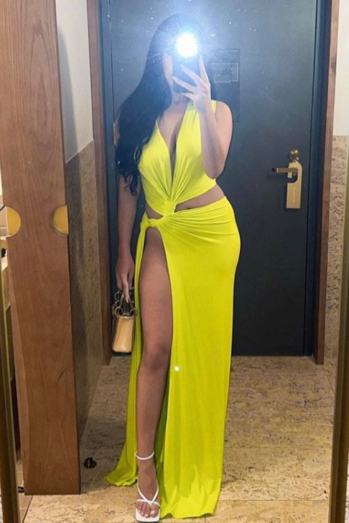 Bailey Loop Maxi- Lime - Angel Lane Clothing