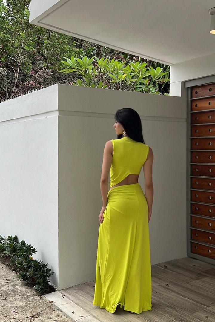 Bailey Loop Maxi- Lime - Angel Lane Clothing