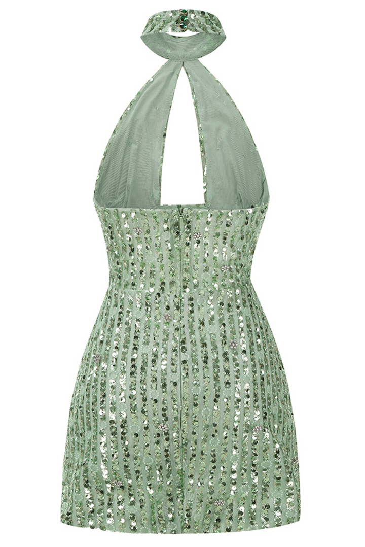 Bardot Halter Mini - Angel Lane Clothing