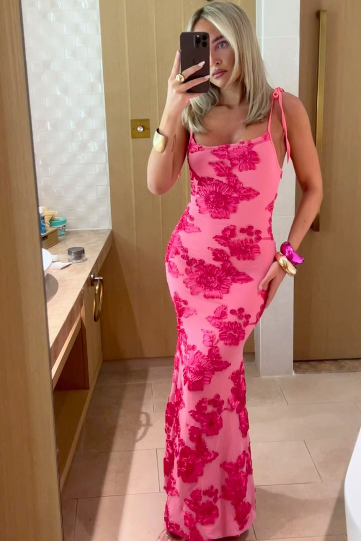Bethany Maxi- Fuchsia - Angel Lane Clothing