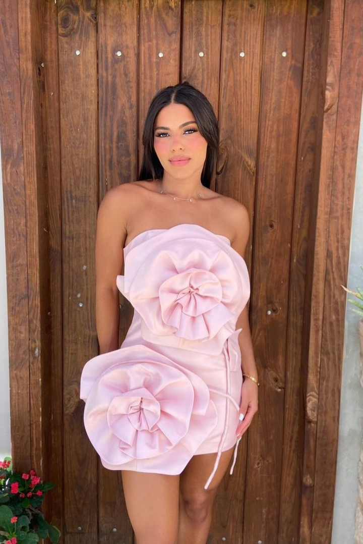 Cari Floral Mini- Blush - Angel Lane Clothing