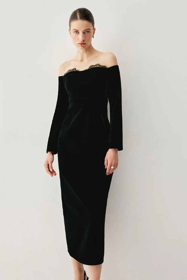 Celia Velvet Maxi - Angel Lane Clothing