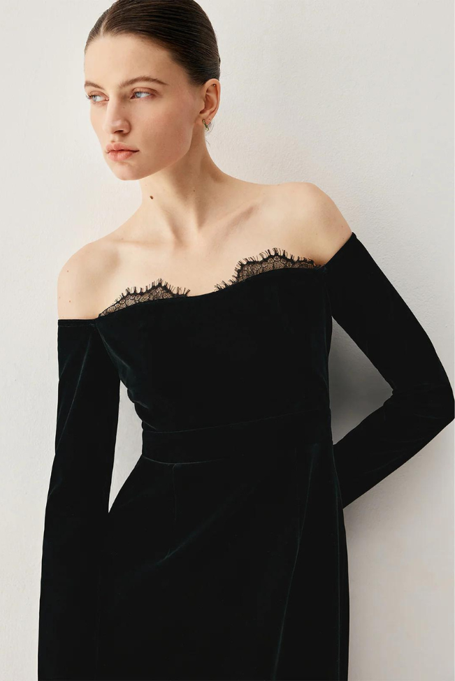 Celia Velvet Maxi - Angel Lane Clothing