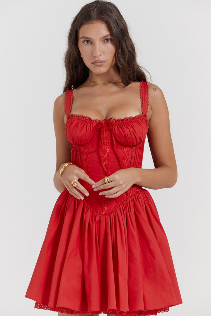 Cherrie Mini- Cherry - Angel Lane Clothing