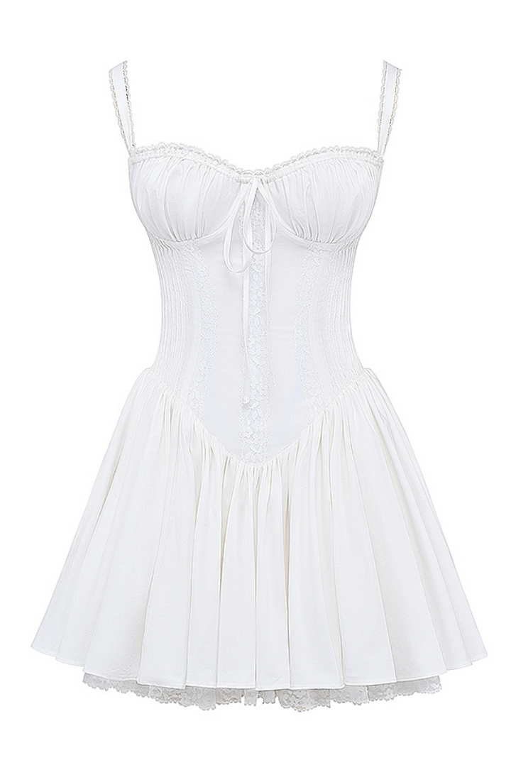 Cherrie Mini- Ivory - Angel Lane Clothing