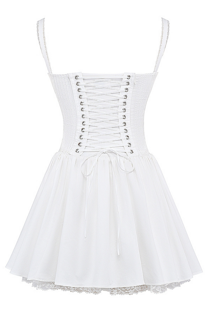 Cherrie Mini- Ivory - Angel Lane Clothing