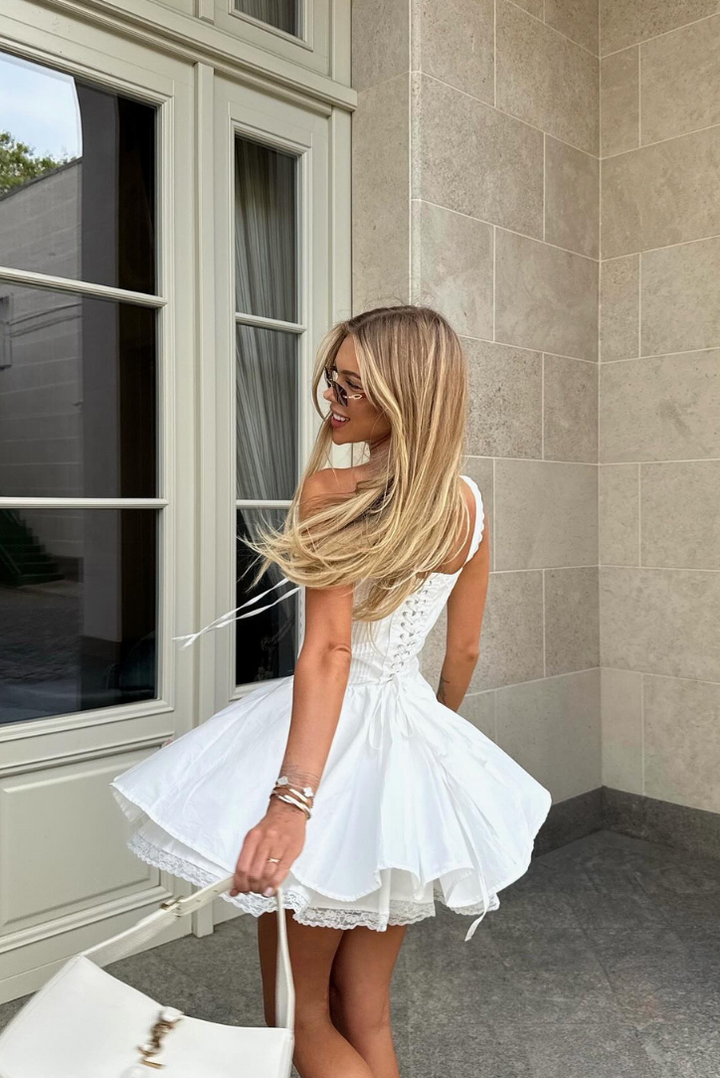 Cherrie Mini- Ivory - Angel Lane Clothing