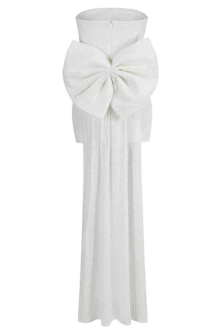 Cindy Bow Mini- White - Angel Lane Clothing