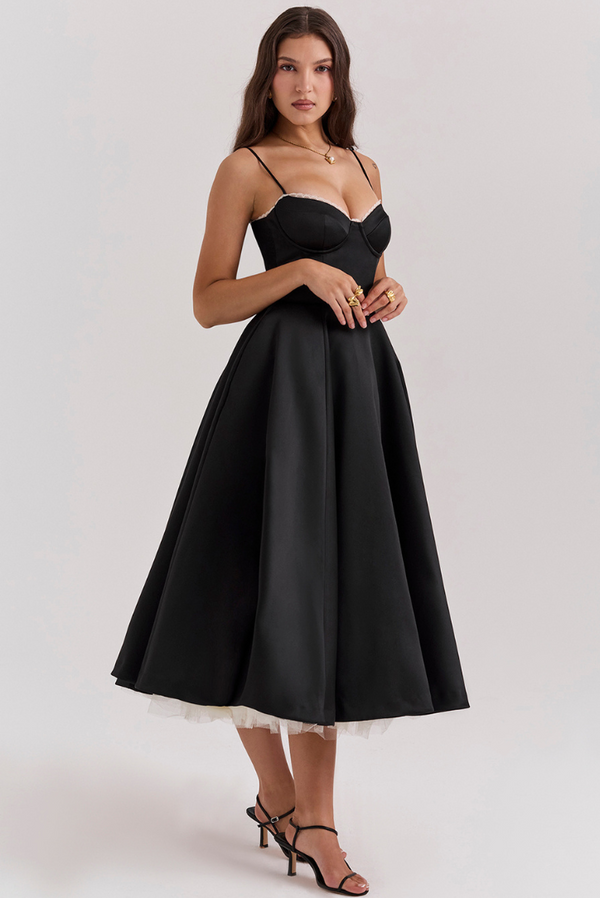 Cindy Midi- Black - Angel Lane Clothing